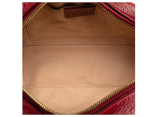 Gucci Piccola Borsa a Spalla Matelassé GG Marmont Marrone Beige - vista 4