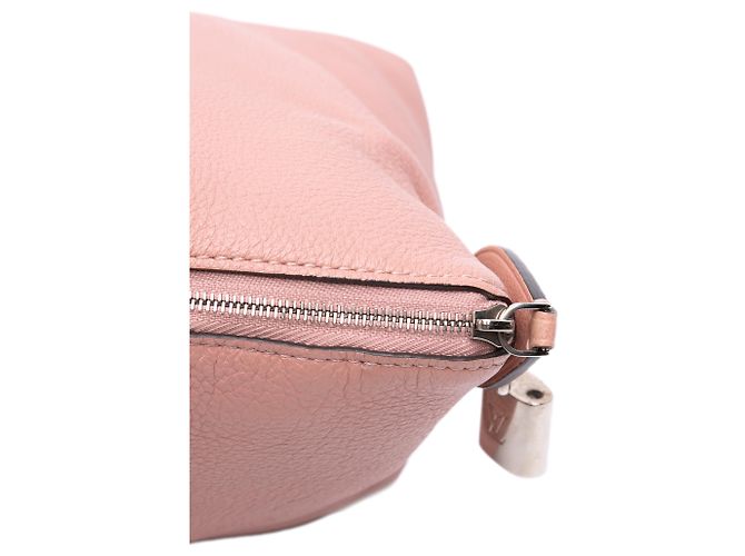 Louis Vuitton Pink Taurillon Soft Lockit MM Rosa - vista 10