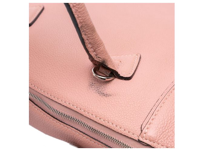 Louis Vuitton Pink Taurillon Soft Lockit MM Rosa - vista 11