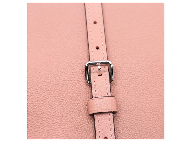 Louis Vuitton Pink Taurillon Soft Lockit MM Rosa - vista 12