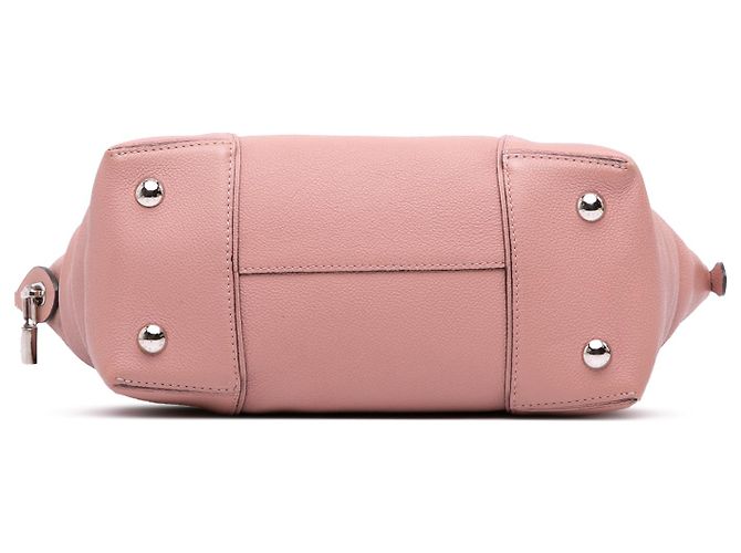 Louis Vuitton Pink Taurillon Soft Lockit MM Rosa - vista 3