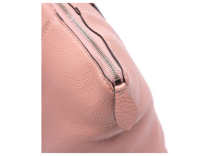 Louis Vuitton Pink Taurillon Soft Lockit MM Rosa - vista 9