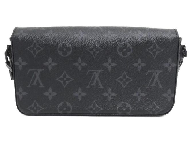 Portafoglio indossabile Montsouris Monogram Eclipse di Louis Vuitton Nero - vista 2