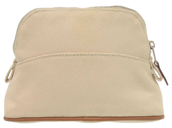Bolso Bolide 16 Mini de Algodón Beige Hermès - vista 3
