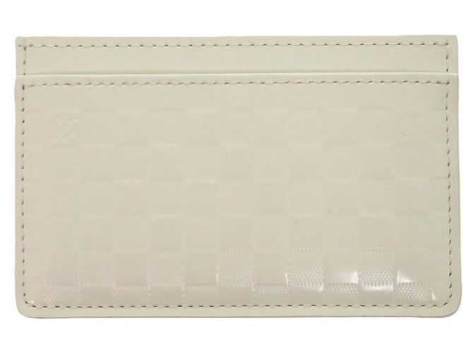 Estuche para tarjetas Damier Facet Louis Vuitton Blanco - vista 2