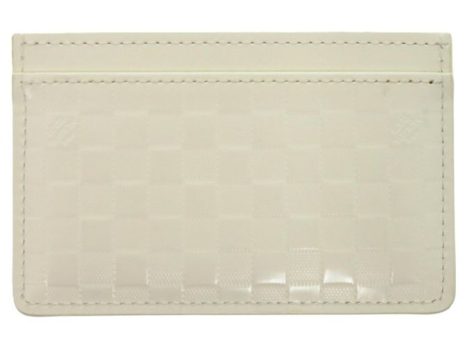 Estuche para tarjetas Damier Facet Louis Vuitton Blanco - vista 3