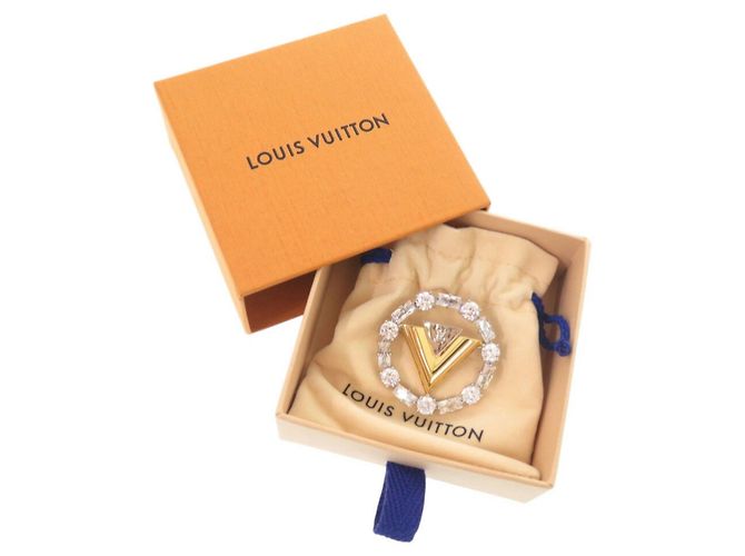 Spilla V di Louis Vuitton M02263 Argento D'oro - vista 3