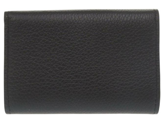 Louis Vuitton Portefeuille Rock Mini Tri-fold Wallet Black - view 3