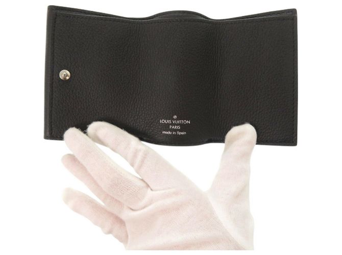 Louis Vuitton Portefeuille Rock Mini Tri-fold Wallet Black - view 5