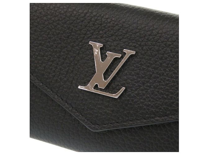 Louis Vuitton Portefeuille Rock Mini Tri-fold Wallet Black - view 9