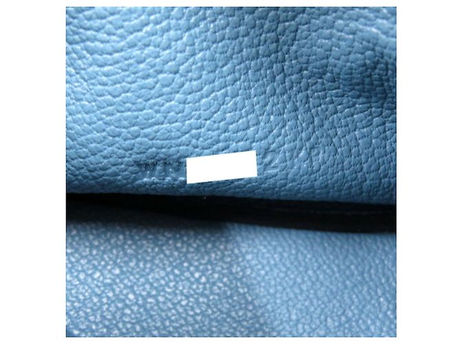 Charm per borsa Hermès Bolide in pelle Swift Shark Blu - vista 10