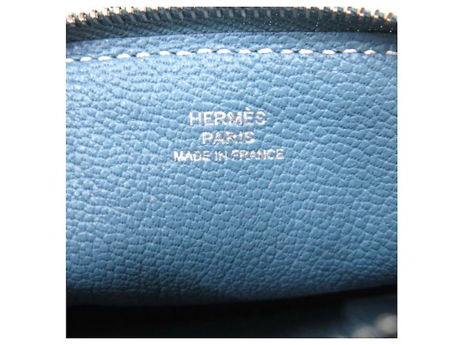Charm per borsa Hermès Bolide in pelle Swift Shark Blu - vista 9