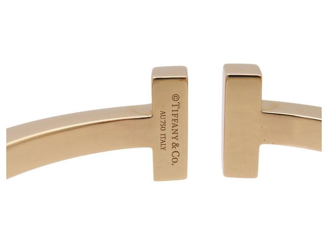 Tiffany & Co Bracciale in oro rosa 18K con diamanti Tiffany T-Square D'oro - vista 6