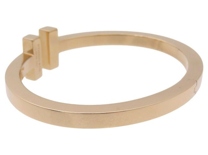 Tiffany & Co Bracciale in oro rosa 18K con diamanti Tiffany T-Square D'oro - vista 7