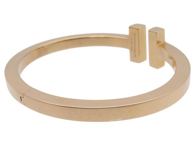 Tiffany & Co Bracciale in oro rosa 18K con diamanti Tiffany T-Square D'oro - vista 8
