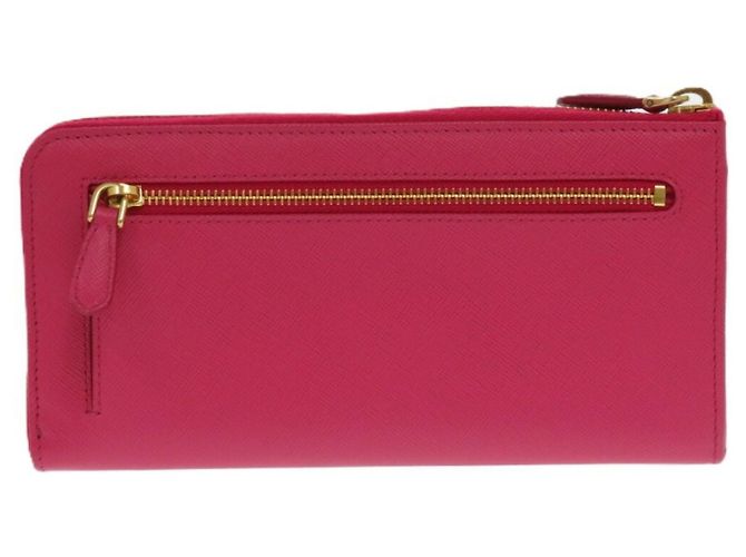 Ribbon Cartera larga con cinta redonda Prada Rosa - vista 4