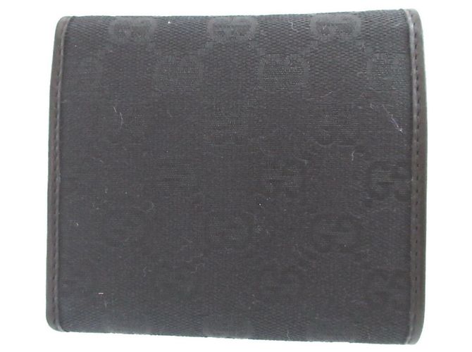Cartera negra plegable Interlocking G de Gucci Negro - vista 3