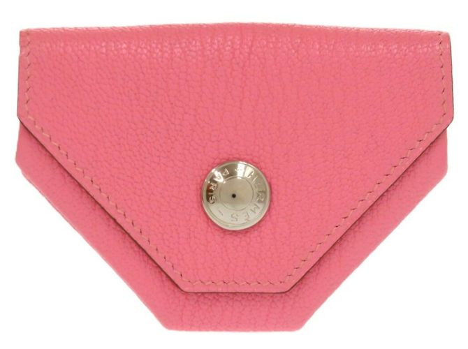 Monedero de piel de cabra rosa Levain Quatre de Hermès - vista 2