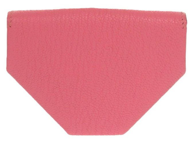 Monedero de piel de cabra rosa Levain Quatre de Hermès - vista 3