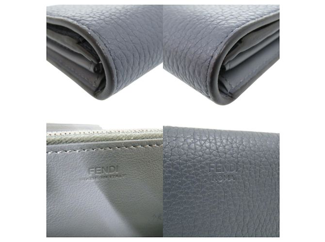 Fendi PEEKABOO Bifold Continental Wallet Light blue - view 11