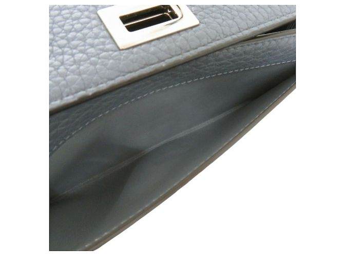 Fendi PEEKABOO Bifold Continental Wallet Light blue - view 5