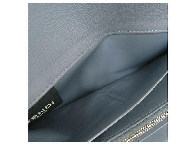 Fendi PEEKABOO Bifold Continental Wallet Light blue - view 8