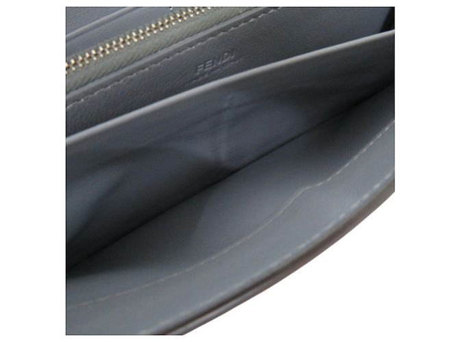 Fendi PEEKABOO Bifold Continental Wallet Light blue - view 9