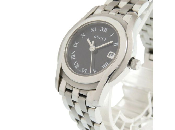 Reloj de pulsera de acero inoxidable con cuarzo Gucci 5500L - vista 4