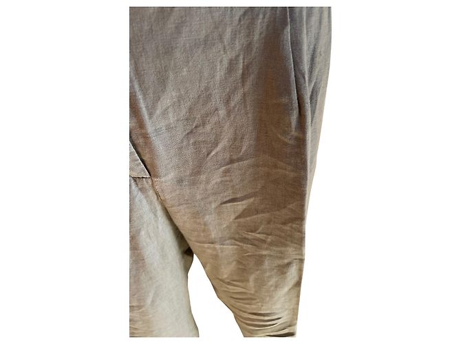 Grau Leinenhose, 7/8 Schnitt Größe 42 Gerard Darel ✨ - Ansicht 2