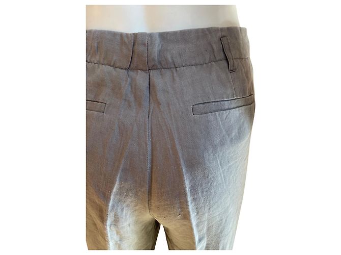 Grau Leinenhose, 7/8 Schnitt Größe 42 Gerard Darel ✨ - Ansicht 3
