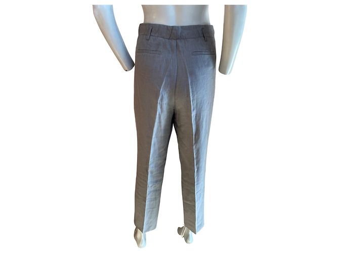 Grau Leinenhose, 7/8 Schnitt Größe 42 Gerard Darel ✨ - Ansicht 4