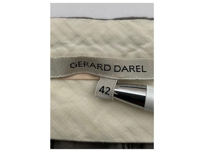 Grau Leinenhose, 7/8 Schnitt Größe 42 Gerard Darel ✨ - Ansicht 5