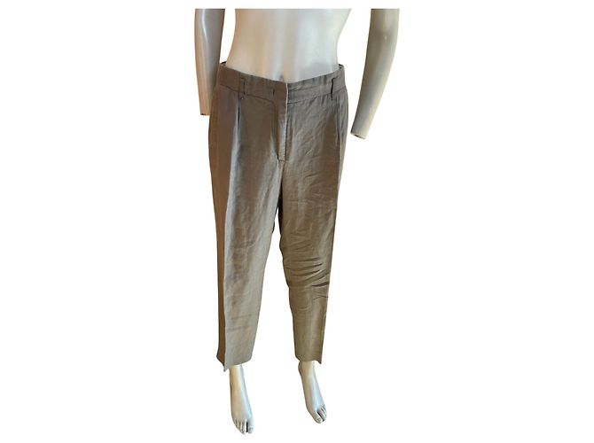 Grau Leinenhose, 7/8 Schnitt Größe 42 Gerard Darel ✨ - Ansicht 8