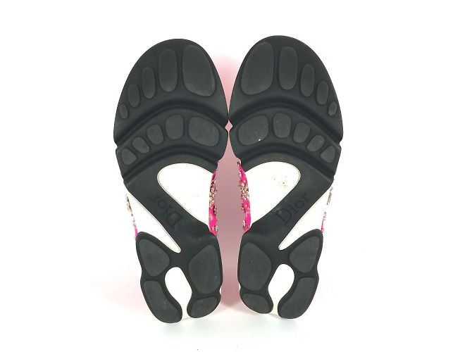 Sneakers in rete rosa Christian Dior - vista 7