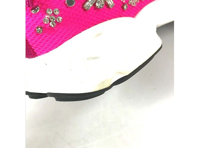 Sneakers in rete rosa Christian Dior - vista 8