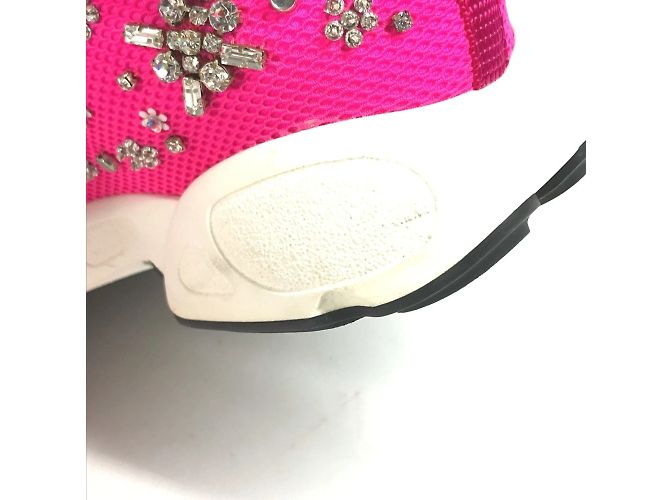 Sneakers in rete rosa Christian Dior - vista 9