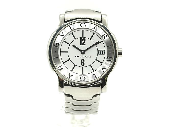 Bulgari Relógio de quartzo Bvlgari Solotempo ST35S com data - vista 2