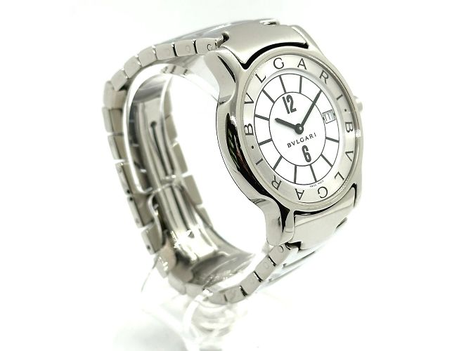 Bulgari Relógio de quartzo Bvlgari Solotempo ST35S com data - vista 4
