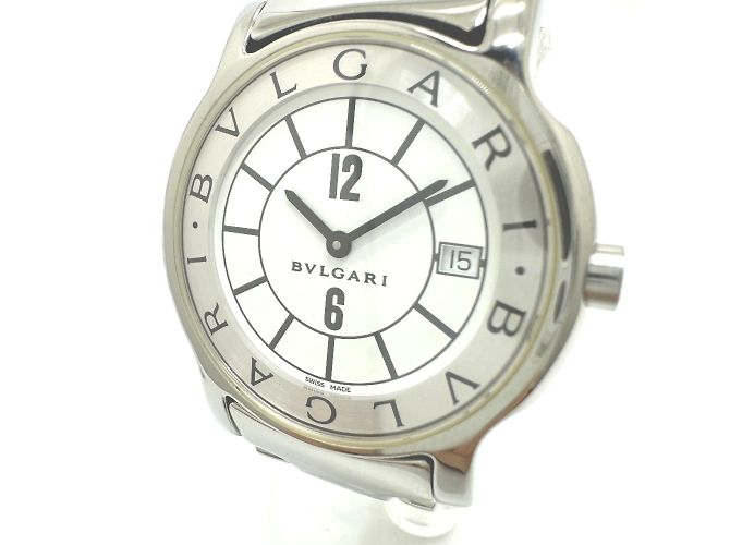 Bulgari Relógio de quartzo Bvlgari Solotempo ST35S com data - vista 5