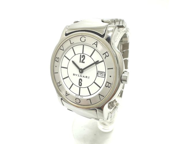 Bulgari Relógio de quartzo Bvlgari Solotempo ST35S com data - vista 6