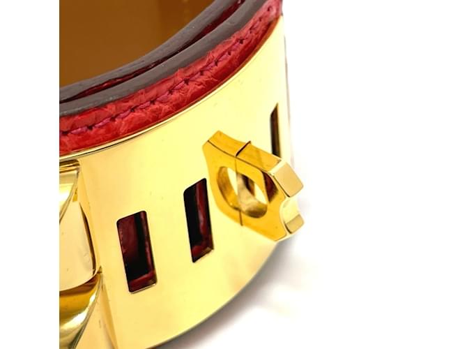 Bracciale Bangle Collier de Chien di Hermès Rosso - vista 5