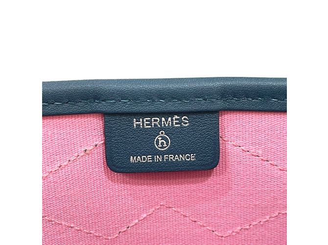 Hermès HERMES Petit H Borsa a Spalla Dreamcatcher Rosa Blu navy - vista 10
