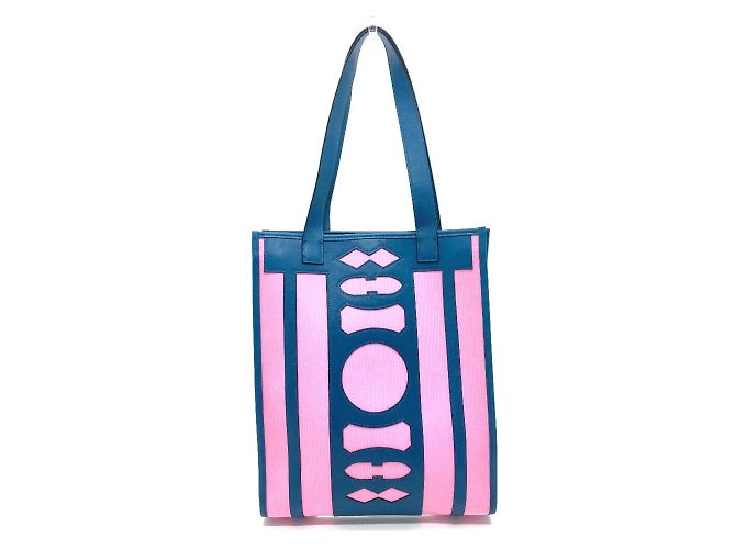 Hermès HERMES Petit H Borsa a Spalla Dreamcatcher Rosa Blu navy - vista 2