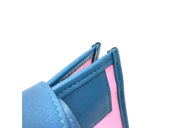 Hermès HERMES Petit H Borsa a Spalla Dreamcatcher Rosa Blu navy - vista 7