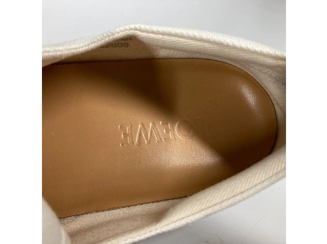 Sneakers in tela/gomma bicolore Loewe Anagram Nero Bianco - vista 10