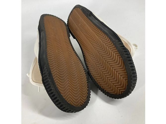 Sneakers in tela/gomma bicolore Loewe Anagram Nero Bianco - vista 12