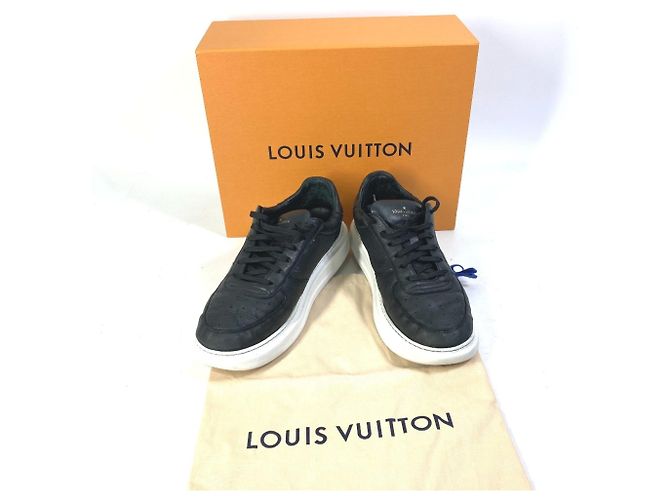 Sneakers in pelle da uomo Louis Vuitton Beverly Hills Line Nero - vista 12