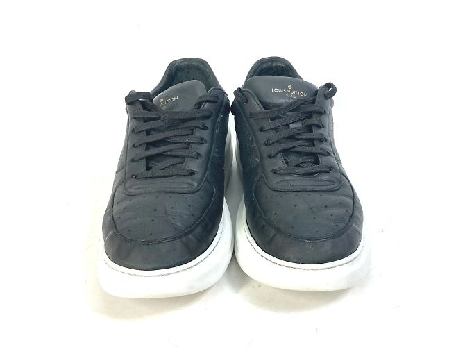 Sneakers in pelle da uomo Louis Vuitton Beverly Hills Line Nero - vista 2