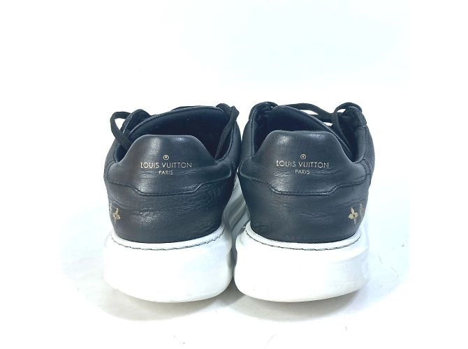 Sneakers in pelle da uomo Louis Vuitton Beverly Hills Line Nero - vista 3