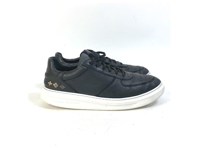 Sneakers in pelle da uomo Louis Vuitton Beverly Hills Line Nero - vista 4